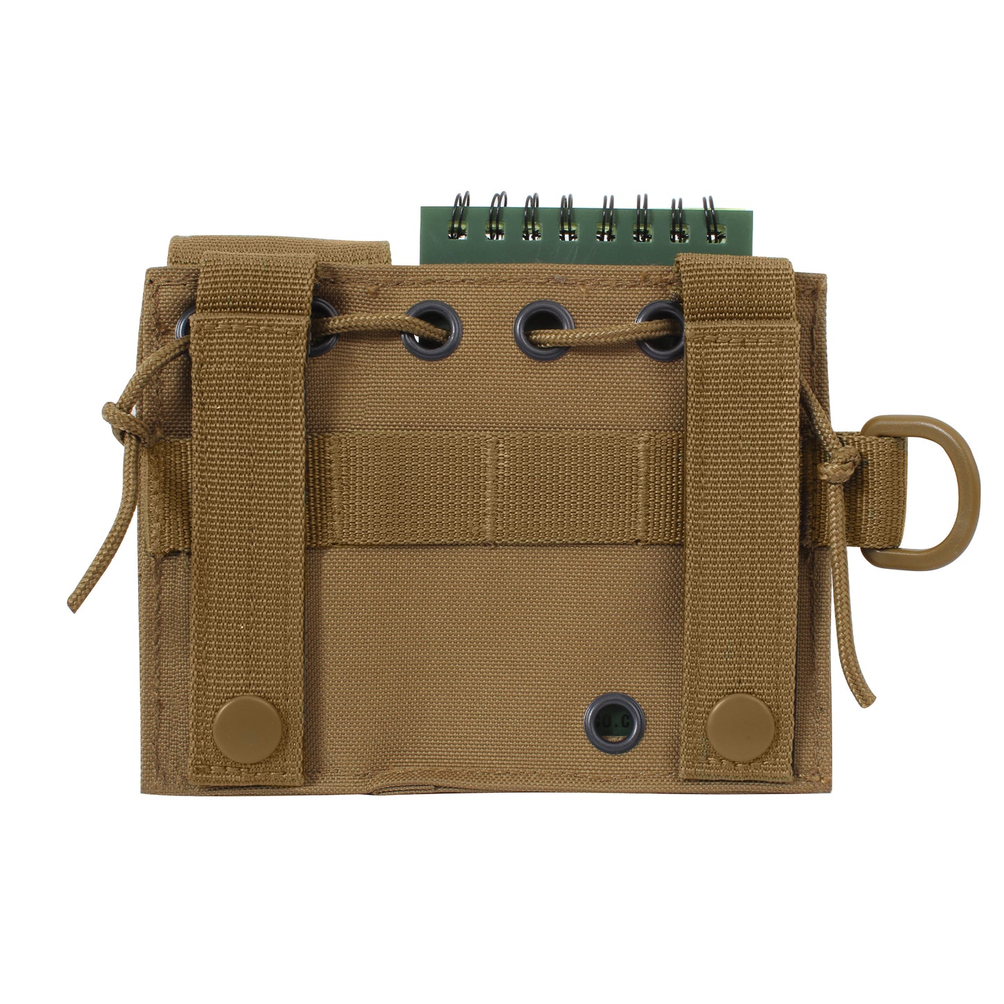 This MOLLE Administration Pouch in Coyote Brown is the perfect tool for keeping all your essential documents and IDs organized. With an open top slot, you can easily store and access maps, notebooks, or other important materials. www.moralepatches.com.au