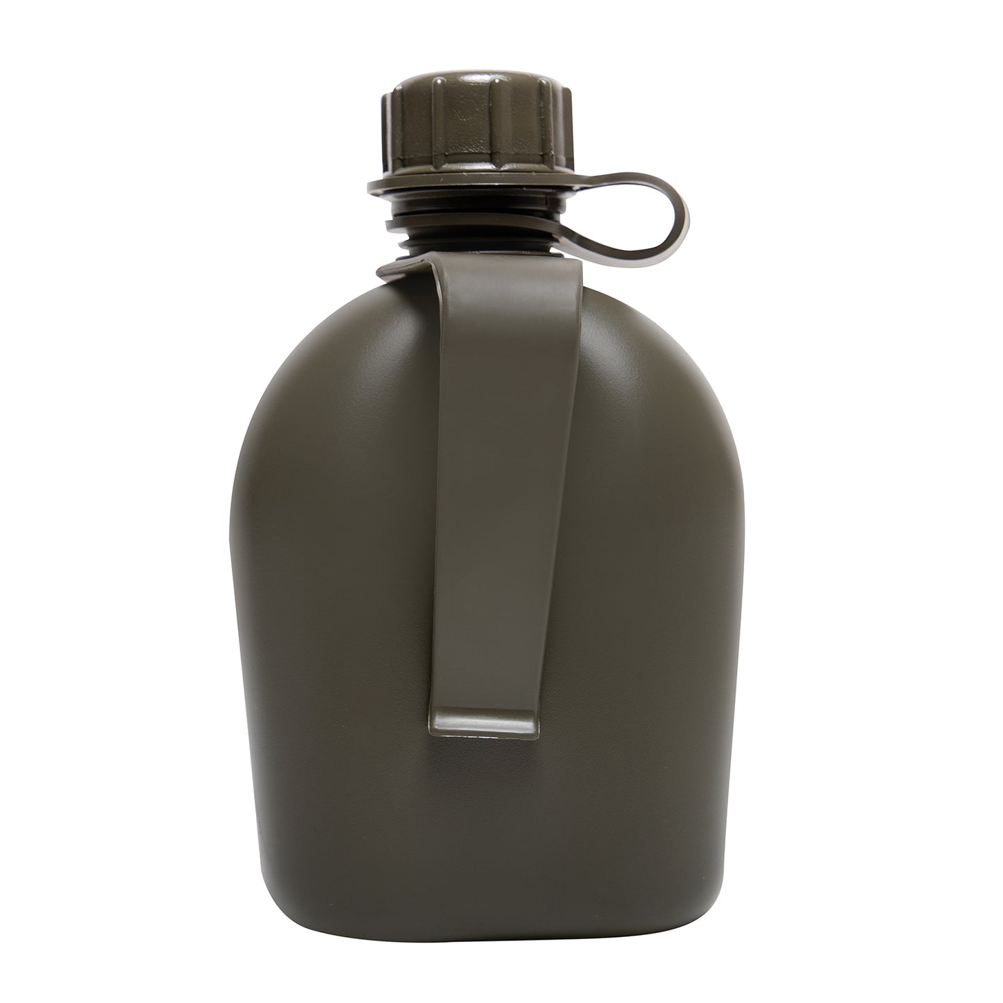 Genuine GI Canteen With Clip is made of a high-density polyethylene plastic that is BPA Free, with a rigid, single wall construction. The military canteen features a screw cap and clip and will fit into any our G.I Style Canteen Covers. U.S. Made, NSN# 8465-00-889-3744 MIL SPEC: MIL-C-43103 www.moralepatches.com.au