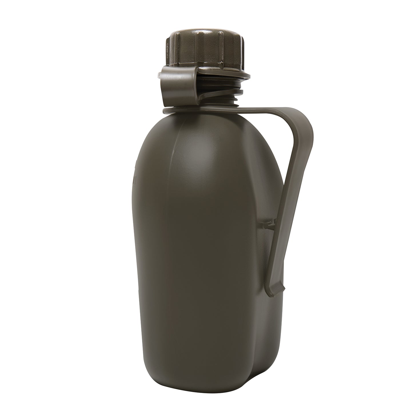 Genuine GI Canteen With Clip is made of a high-density polyethylene plastic that is BPA Free, with a rigid, single wall construction. The military canteen features a screw cap and clip and will fit into any our G.I Style Canteen Covers. U.S. Made, NSN# 8465-00-889-3744 MIL SPEC: MIL-C-43103 www.moralepatches.com.au