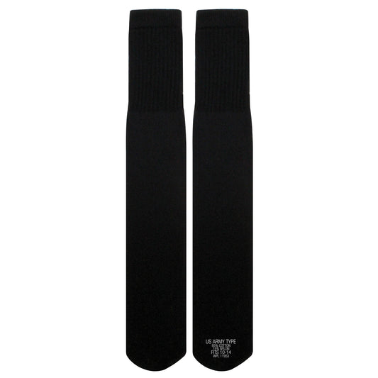 Tube Socks are designed for optimal comfort and durability, perfect for pairing with combat boots or shoes. These over-the-calf socks provide complete support for your calves and feet, measuring 18.5 inches in length to ensure a snug fit that forms to your foot. Made from a breathable cotton-nylon blend, these socks keep your feet dry and comfortable throughout the day. www.moralepatches.com.au