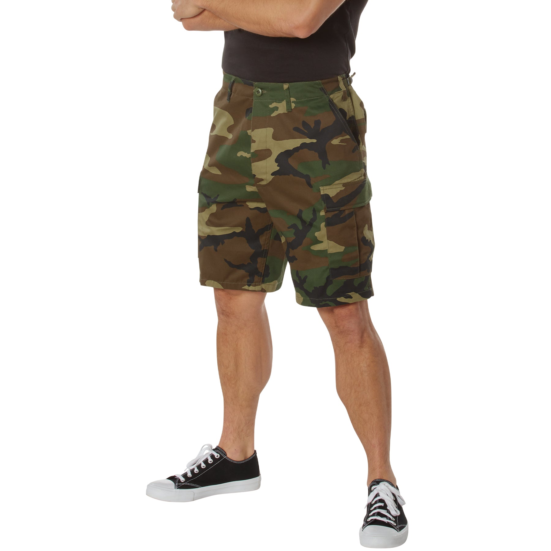 Rothco’s Tactical BDU Shorts are just what you need for the trail, range, and casual style. The cargo shorts provide with 6 pockets for plenty of EDC (Everyday Carry) storage options; two front slash pockets and two rear button down pockets, plus two large side cargo pockets. www.moralepatches.com.au