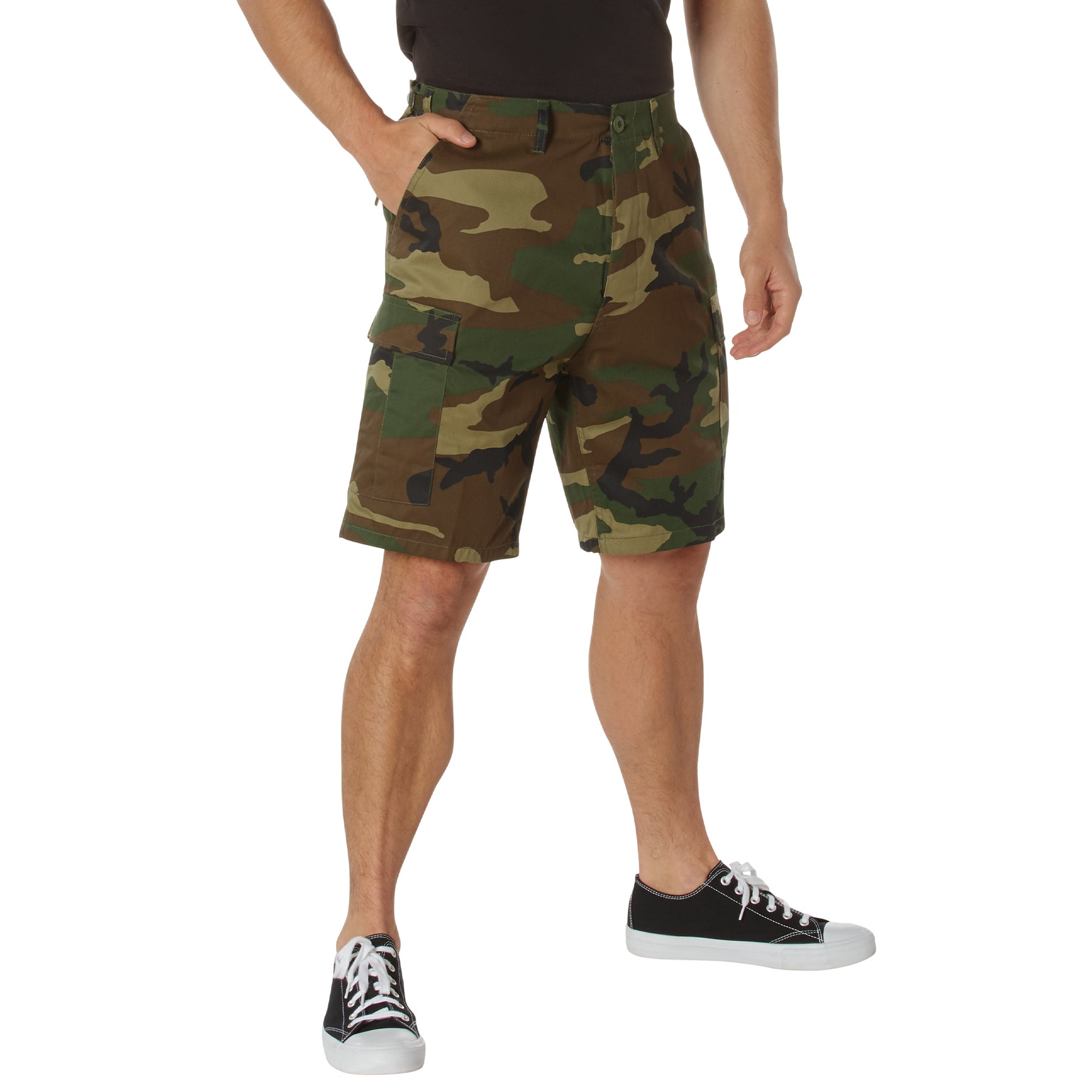 Rothco’s Tactical BDU Shorts are just what you need for the trail, range, and casual style. The cargo shorts provide with 6 pockets for plenty of EDC (Everyday Carry) storage options; two front slash pockets and two rear button down pockets, plus two large side cargo pockets. www.moralepatches.com.au