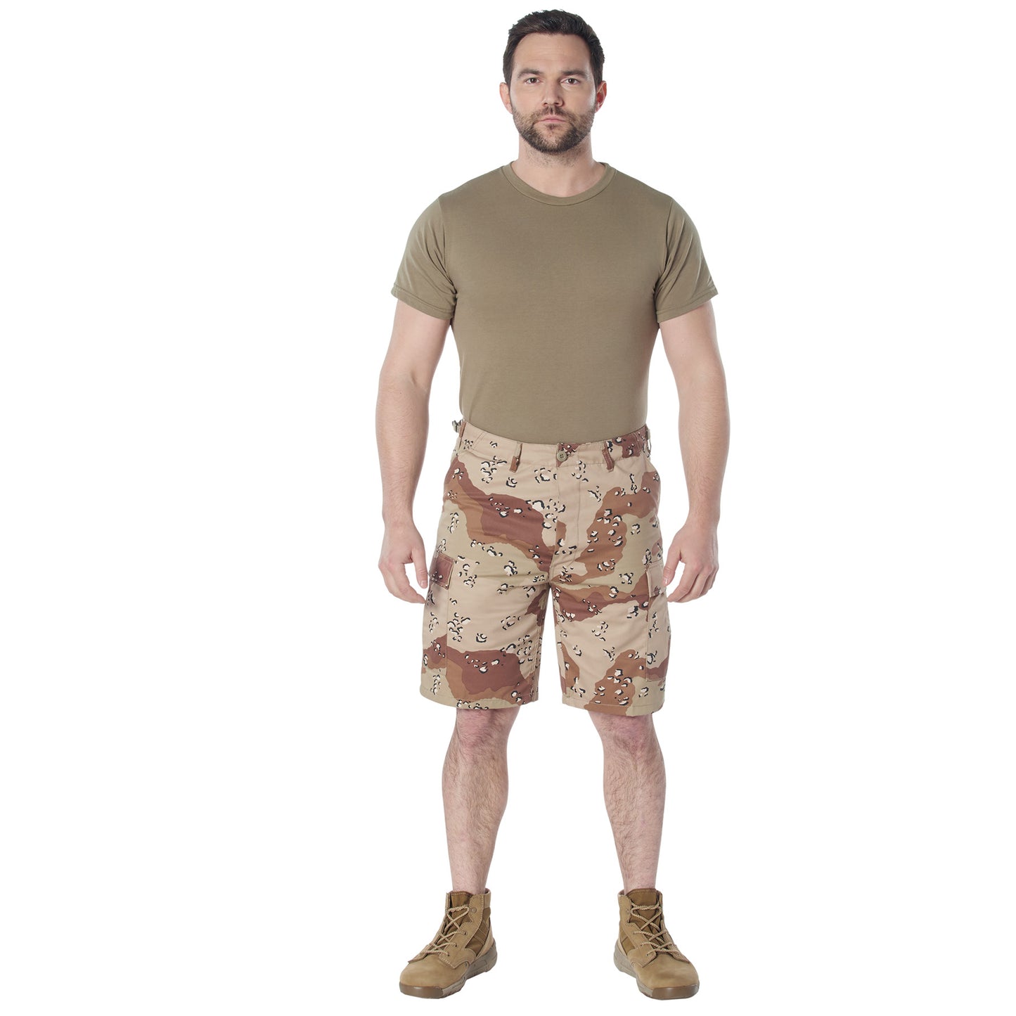 Rothco’s Tactical BDU Shorts are just what you need for the trail, range, and casual style. The cargo shorts provide with 6 pockets for plenty of EDC (Everyday Carry) storage options; two front slash pockets and two rear button down pockets, plus two large side cargo pockets. www.moralepatches.com.au