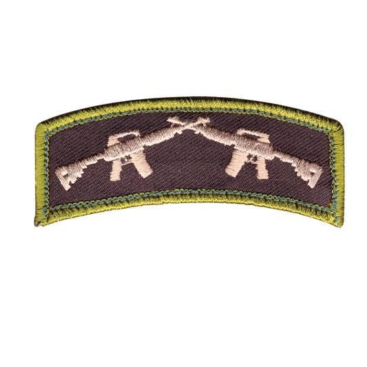 Dominate your gear with this striking Crossed Rifles Morale Patch Hook &amp; Loop, engineered for serious operators. It features dual-sided hook and loop backing—both included—so you can attach it securely to tactical vests, bags, or uniforms and reposition as needed. Built tough for the field, this patch delivers attitude and functionality in one compact package. www.moralepatches.com.au