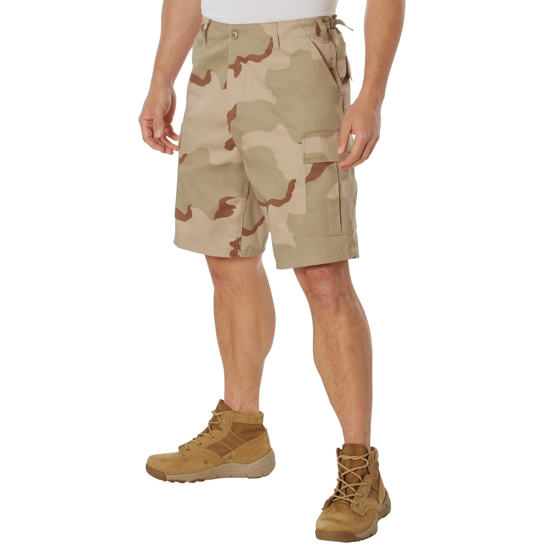 Rothco’s Tactical BDU Shorts are just what you need for the trail, range, and casual style. The cargo shorts provide with 6 pockets for plenty of EDC (Everyday Carry) storage options; two front slash pockets and two rear button down pockets, plus two large side cargo pockets. www.moralepatches.com.au