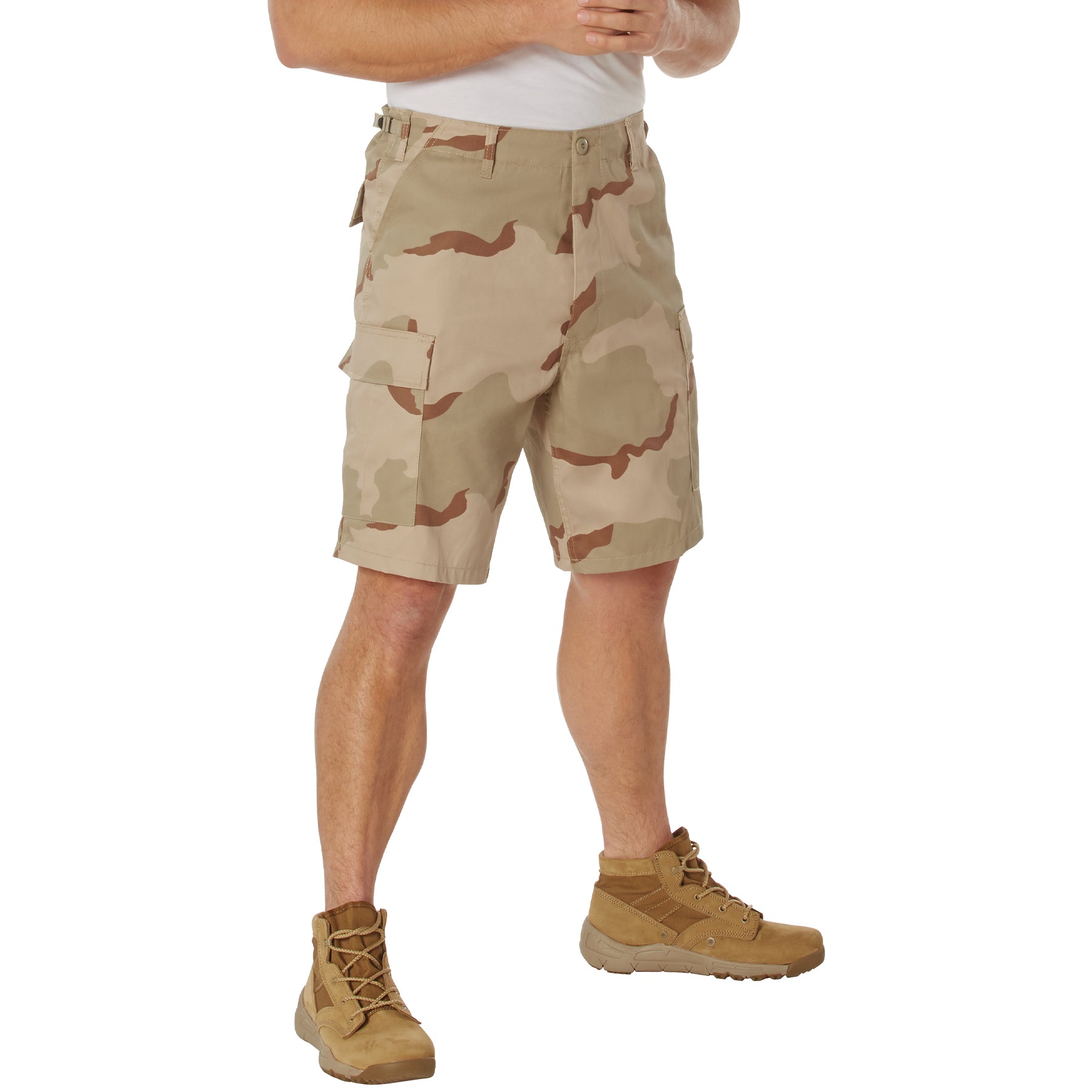 Rothco’s Tactical BDU Shorts are just what you need for the trail, range, and casual style. The cargo shorts provide with 6 pockets for plenty of EDC (Everyday Carry) storage options; two front slash pockets and two rear button down pockets, plus two large side cargo pockets. www.moralepatches.com.au