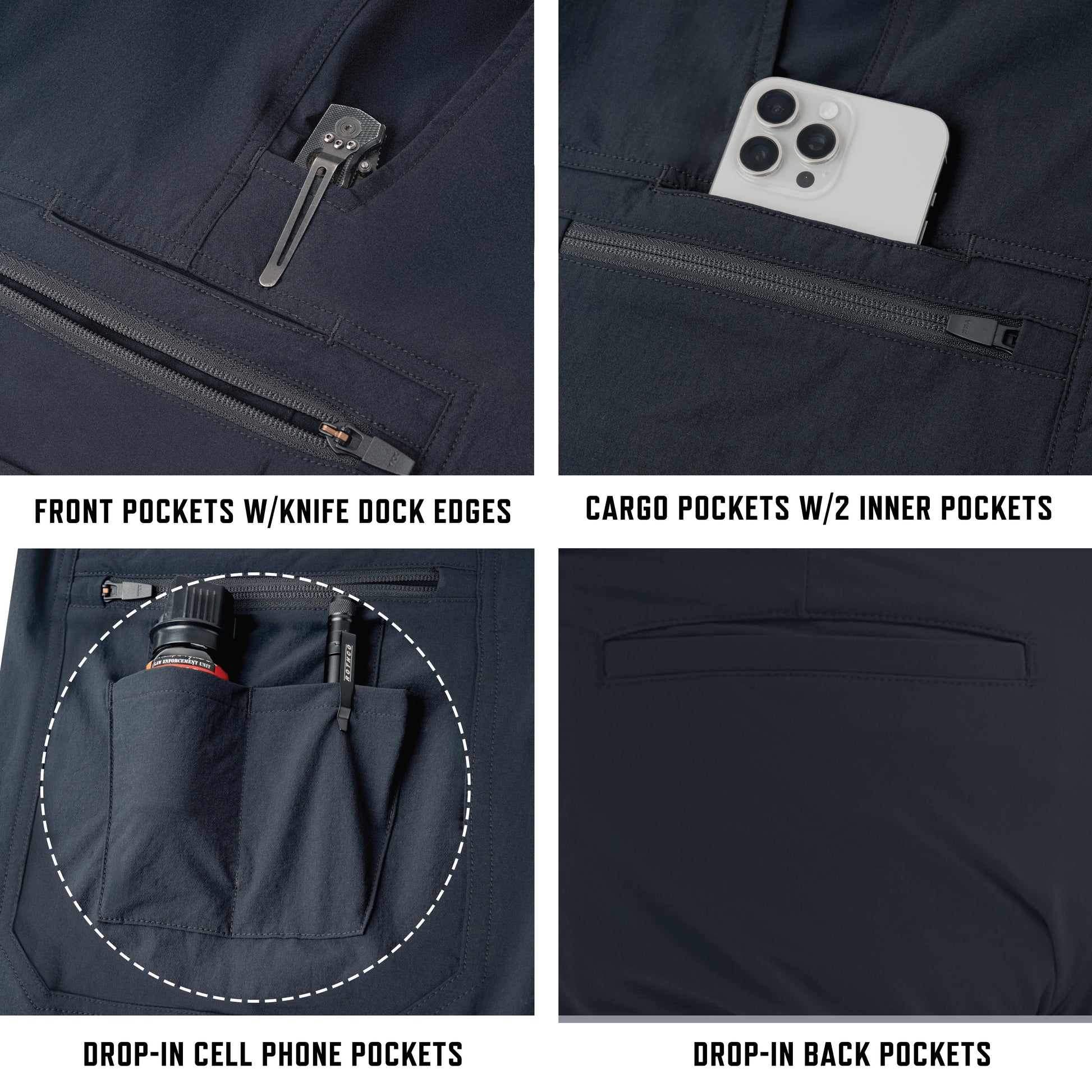 Rothco’s Edge Pants feature a modern, sleek, and evolved design that is built for action and made for flexibility. The Edge Pants are crafted with utility-focused features that include a DWR coated four-way stretch fabric, a “knee to knee” running crotch gusset for unrestricted mobility, and a low-profile strategic design that is perfect for on and off-duty. www.moralepatches.com.au
