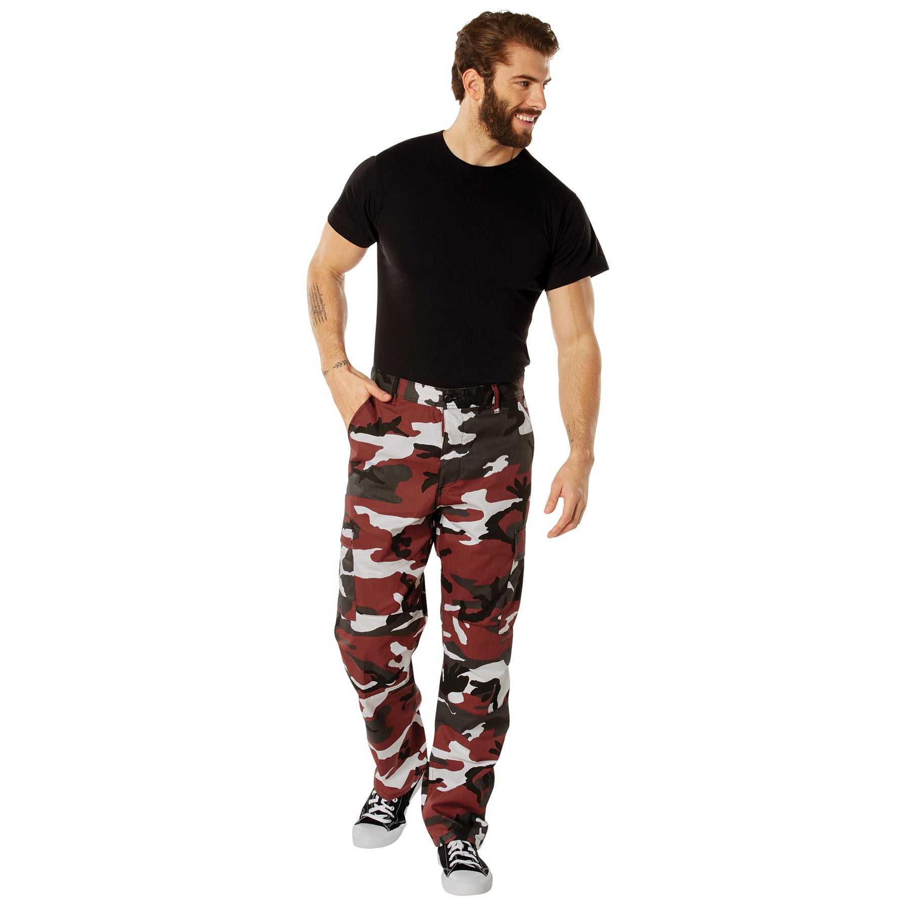Experience over 4 decades of trusted design with our Color Camo Tactical BDU Pants. Constructed from a robust cotton / polyester fabric blend, these military cargo pants are built for unparalleled performance and comfort. www.moralepatches.com.au