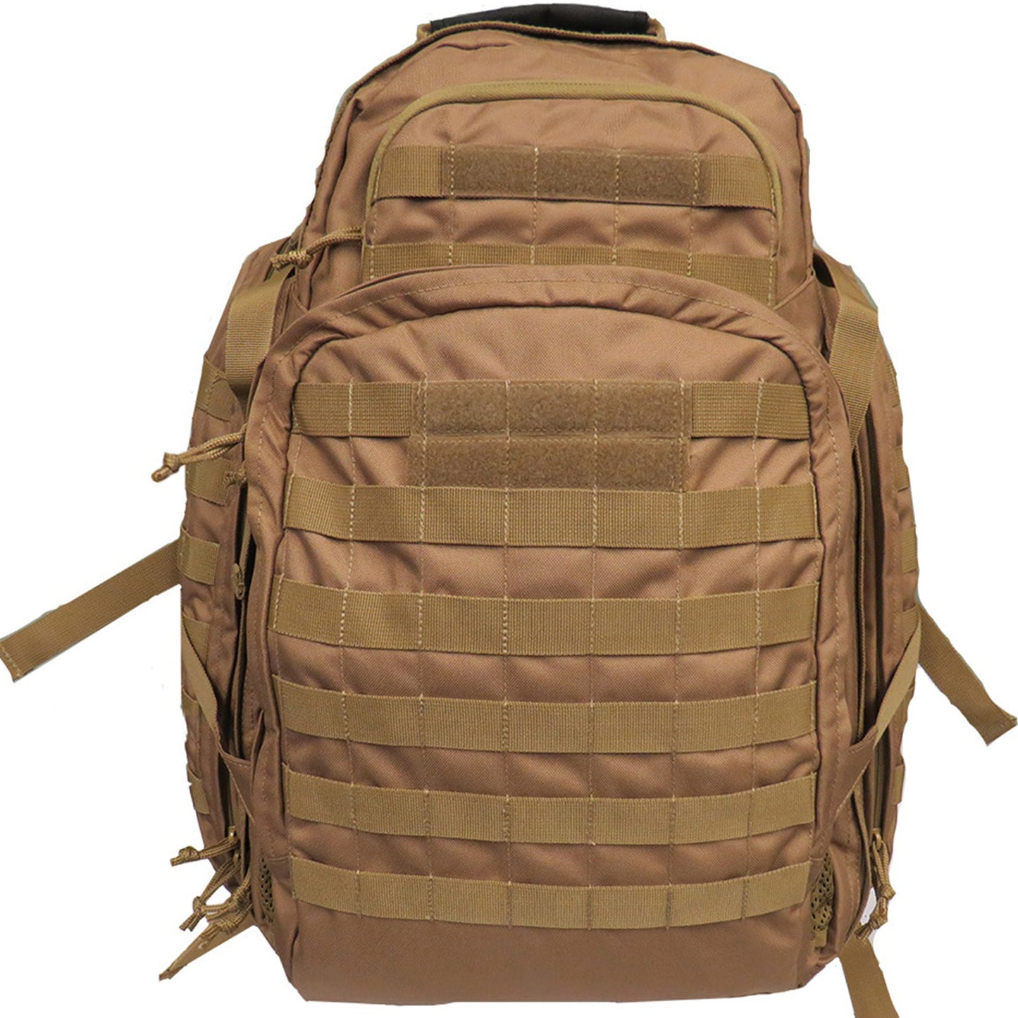 The Tactical 45LT Patrol Pack is designed for 2-3 day missions, featuring two main compartments for efficient gear organization. It includes a front pocket with an internal organizer, a dedicated hydration pocket, and a protective pouch for sunglasses. www.moralepatches.com.au