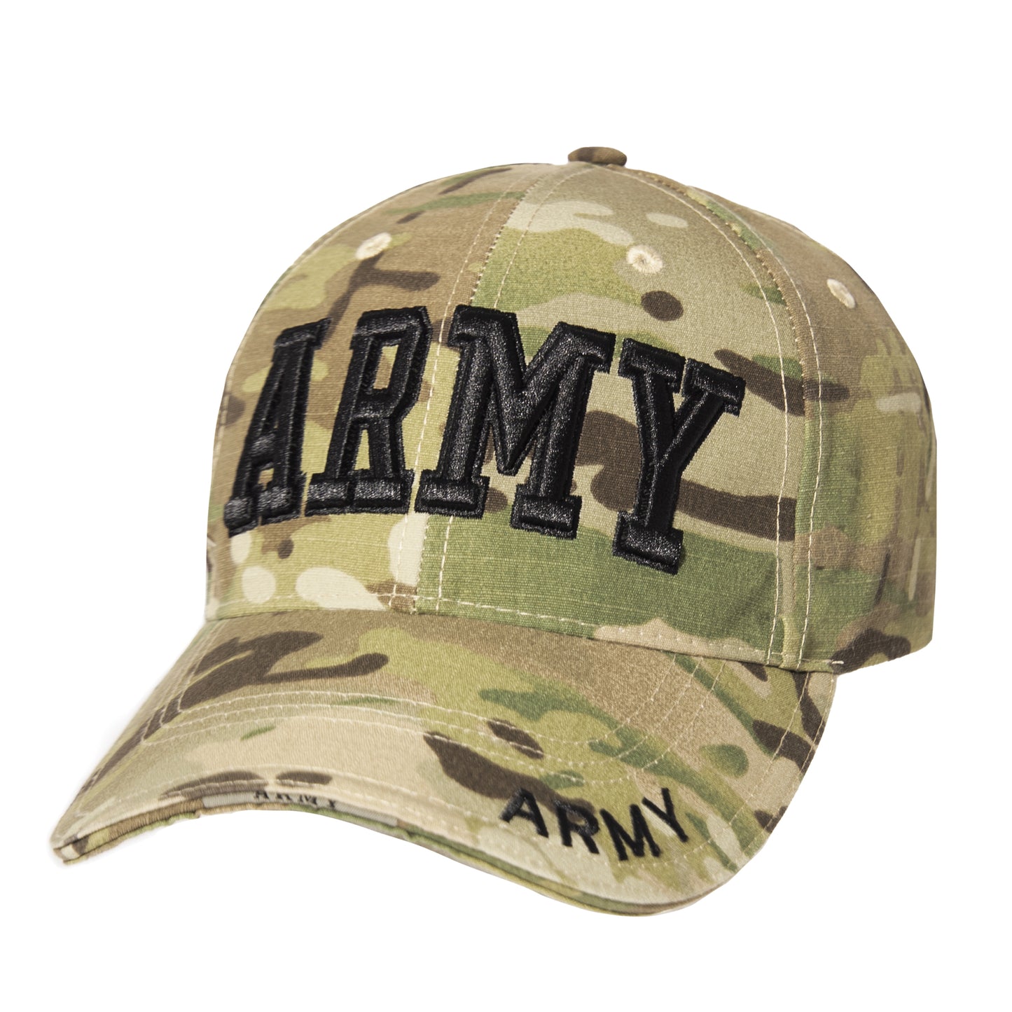 Elevate your style with the Deluxe Low Profile Insignia Cap. Crafted from 100% brushed cotton twill, this cap features a raised 3-D embroidered insignia on the front panel and brims, adding a touch of sophistication to your look. The sandwich bill strap insignia, along with the adjustable hook &amp; loop closure, ensures a secure and customizable fit. www.moralepatches.com.au
