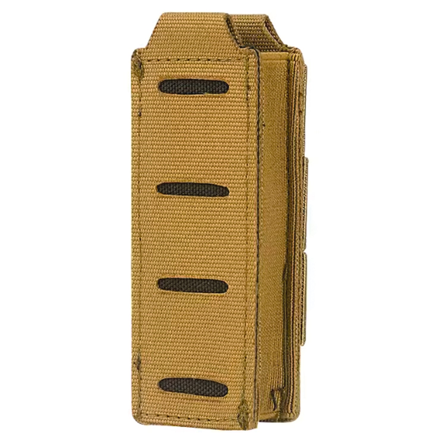 The 9mm Pistol Single Magazine Pouch is a durable yet ultra lightweight option to carry a one single pistol magazine. Requiring on single PALS column wide, it easily attaches via MOLLE all belts and vests. www.moralepatches.com.au