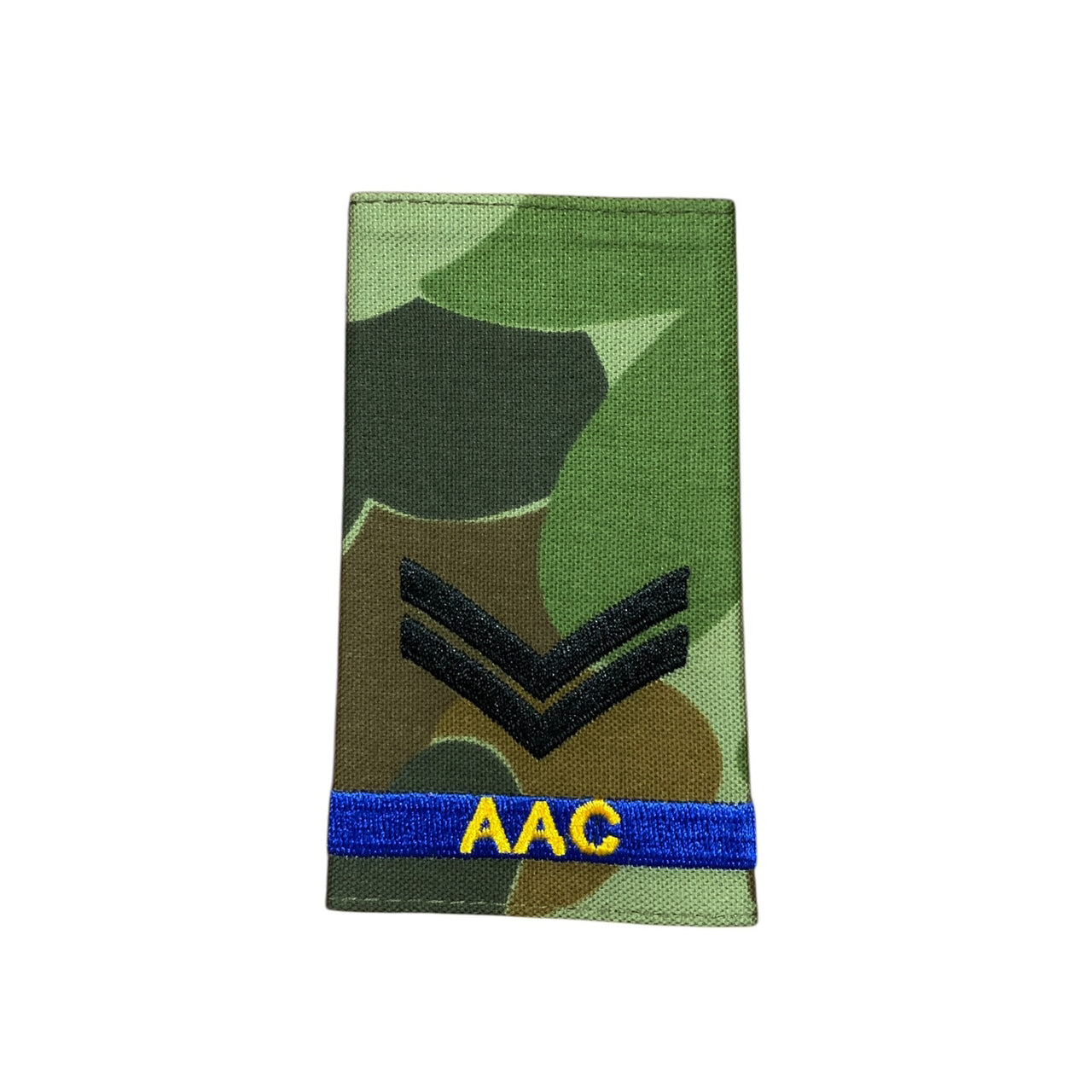 Experience the pride and honour of being a Corporal in the Australian Army Cadets with our Auscam Rank Slide! Perfect for displaying your rank and representing your dedication to serving your country. Get yours now and feel the power and prestige of wearing an official AAC Rank Slide. www.moralepatches.com.au