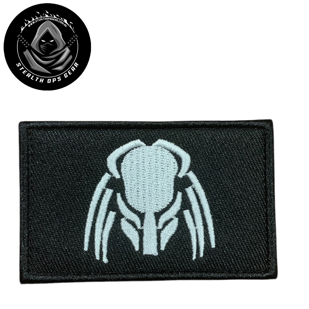 Unleash your creative side with the Predator Embroidery Patch Hook &amp; Loop. Measuring 8x5cm, this patch features a stunningly embroidered design and a secure hook &amp; loop backing. A must-have for collectors looking for high-quality additions to their collection. www.moralepatches.com.au