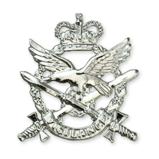 This sensational badge is the perfect addition to your hat or collection. The Australian Army Aviation Corps badge in silver adds a touch of elegance and sophistication wherever it's displayed.  www.moralepatches.com.au