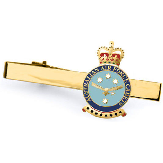 Adorned with exquisite enamel, the AAFC 20mm Tie Bar is a must-have for both professional and formal attire. This striking gold-plated accessory will add a touch of class to any ensemble! www.moralepatches.com.au