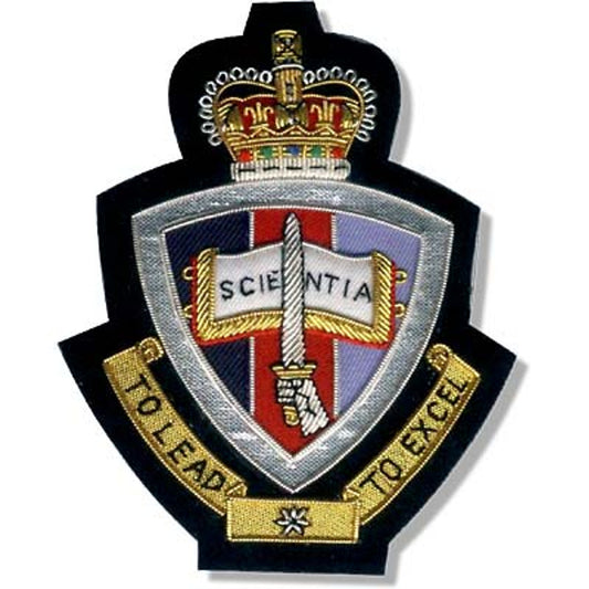 Stunning ADFA Bullion Pocket Badge is ideal for your Blazer, bag, or any other fashionable place you want to show off your badge. An impressively sized 80x80mm, it attaches securely to its place with three butterfly clasps. Make a statement with it today! www.moralepatches.com.au