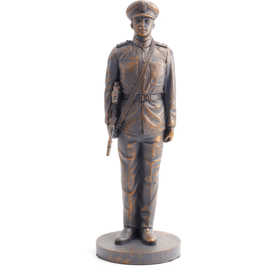  Miniature ADFA Male Air Force Officer is the perfect present for graduates, serving members or veterans. A reflection of service for all Air Force Officers. Whether starting, changing or ending a career in the Royal Australian Air Force this cold cast bronze figurine is the ideal gift, award or collectable. www.moralepatches.com.au