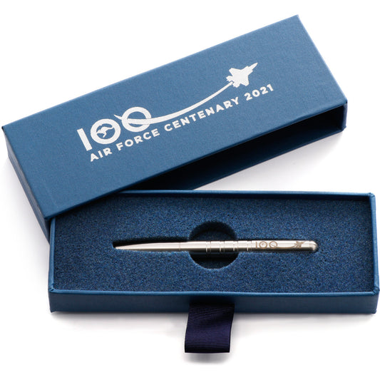 The Turned from solid 300 Series Stainless and laser engraved pen combines 100% corrosion resistant and untarnishable stainless steel in a sleek and practical design with a gratifying weight to assist with clear and effortless writing for decades to come.  www.moralepatches.com.au