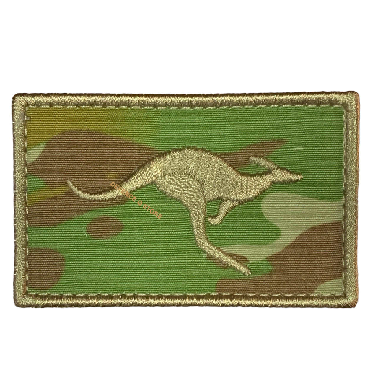 Enhance your outfit with the AMC Subdued Kangaroo Green Embroidery Velcro Backed Patch. Measuring 5cm X 8cm, it adds a charming touch to your jacket, pack, or cap. Display your patriotic spirit in a stylish and compelling manner! www.moralepatches.com.au