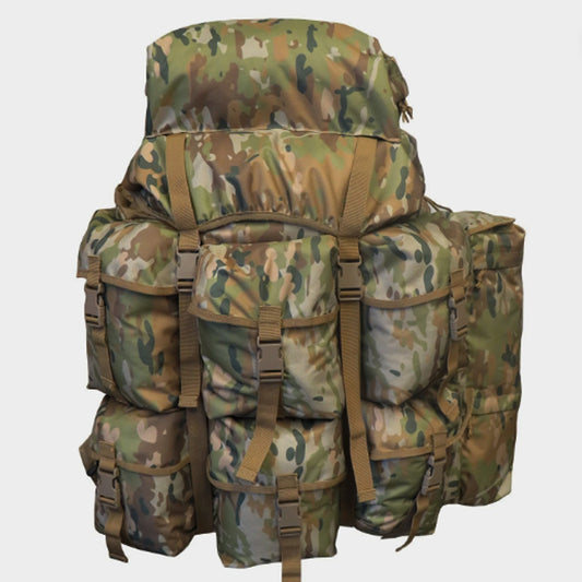The AMCU Tactical Field Alice Pack XL delivers serious carrying capacity with thoughtful design details that matter in the field. Engineered from rugged 900D fabric with reinforced webbing and nylon buckles, this pack handles demanding conditions without compromise. www.moralepatches.com.au