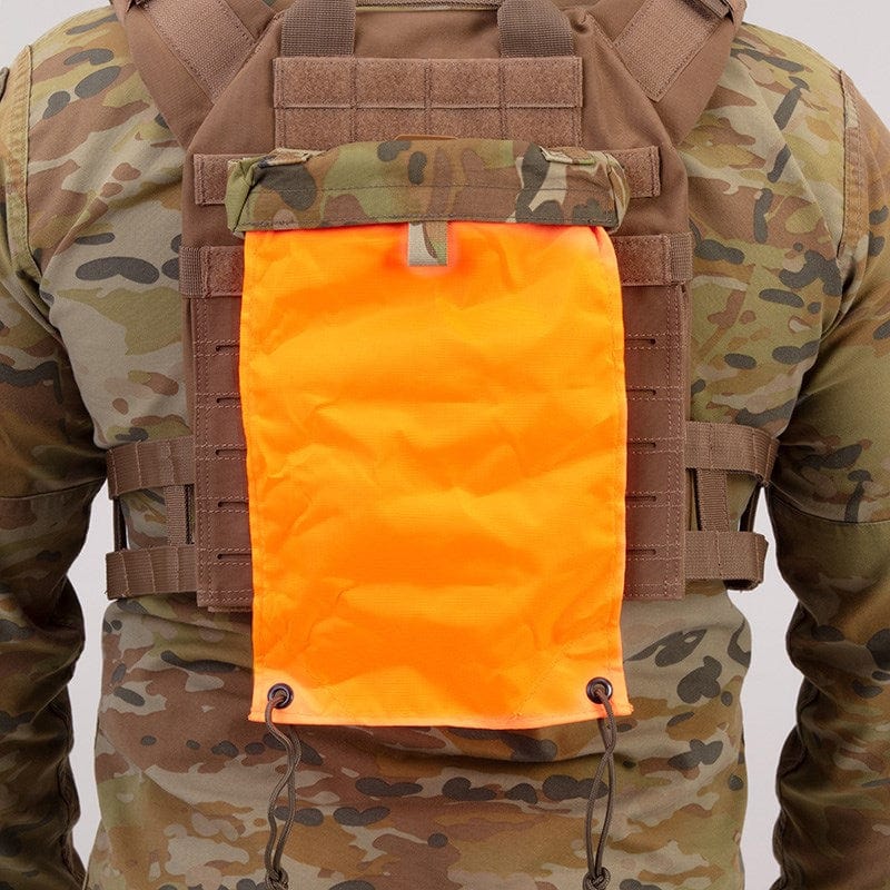 The AMCU Marker Panel is a compact, lightweight easily stowed and concealed highly visible marker that can be utilised in both a training and combat environment. www.moralepatches.com.au