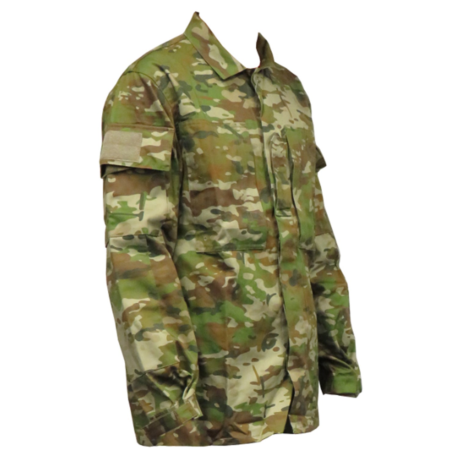 Built for demanding conditions, this TAS Long Sleeve Military Cadet shirt combines authentic Australian Army camouflage with practical performance features. The robust 70% cotton and 30% polyester blend delivers superior breathability without sacrificing durability, while the substantial 270GSM fabric stands up to rigorous wear. www.moralepatches.com.au