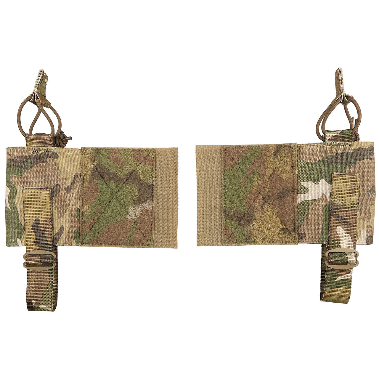 The ASAD Elastic Side Wings are designed to attach to the front or back Velcro area of your plate carrier under your cummerbund to boost carrying capacity without adding weight, they will accept various radios, up to two M4 magazines, a smoke grenade, medical items or similar sized objects. www.moralepatches.com.au