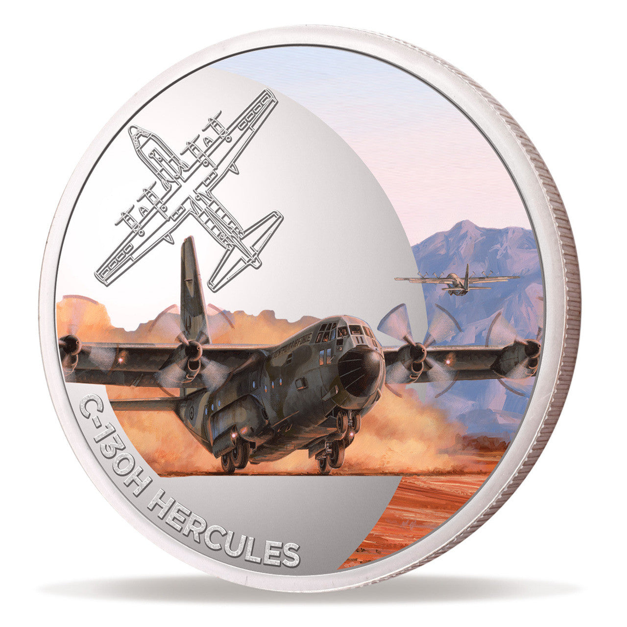 The Air Force 100 Limited Edition Medallion C-130 Hercules is a striking and stunning piece that commemorates the Air Force Centenary. With only 500 available, this limited edition medallion is a must-have for collectors and aviation enthusiasts alike. www.moralepatches.com.au