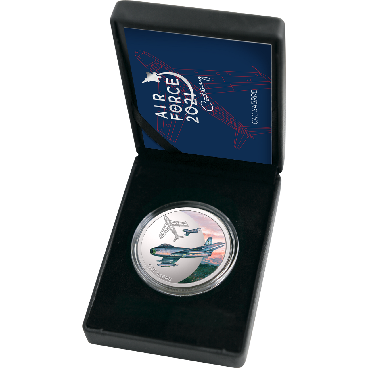 The Air Force 100 Limited Edition Medallion - CAC Sabre is a stunning piece that commemorates the Air Force Centenary. With only 500 releases worldwide, this limited edition medallion is a must-have for aviation enthusiasts and collectors alike. www.moralepatches.com.au