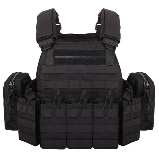 Crafted from elite nylon 500D, the Air Force Assault Tactical Vest offers unbeatable magazine capacity for those who dare to take on extreme firefights. Soft and adjustable to fit waists from 95-140cm, www.moralepatches.com.au black