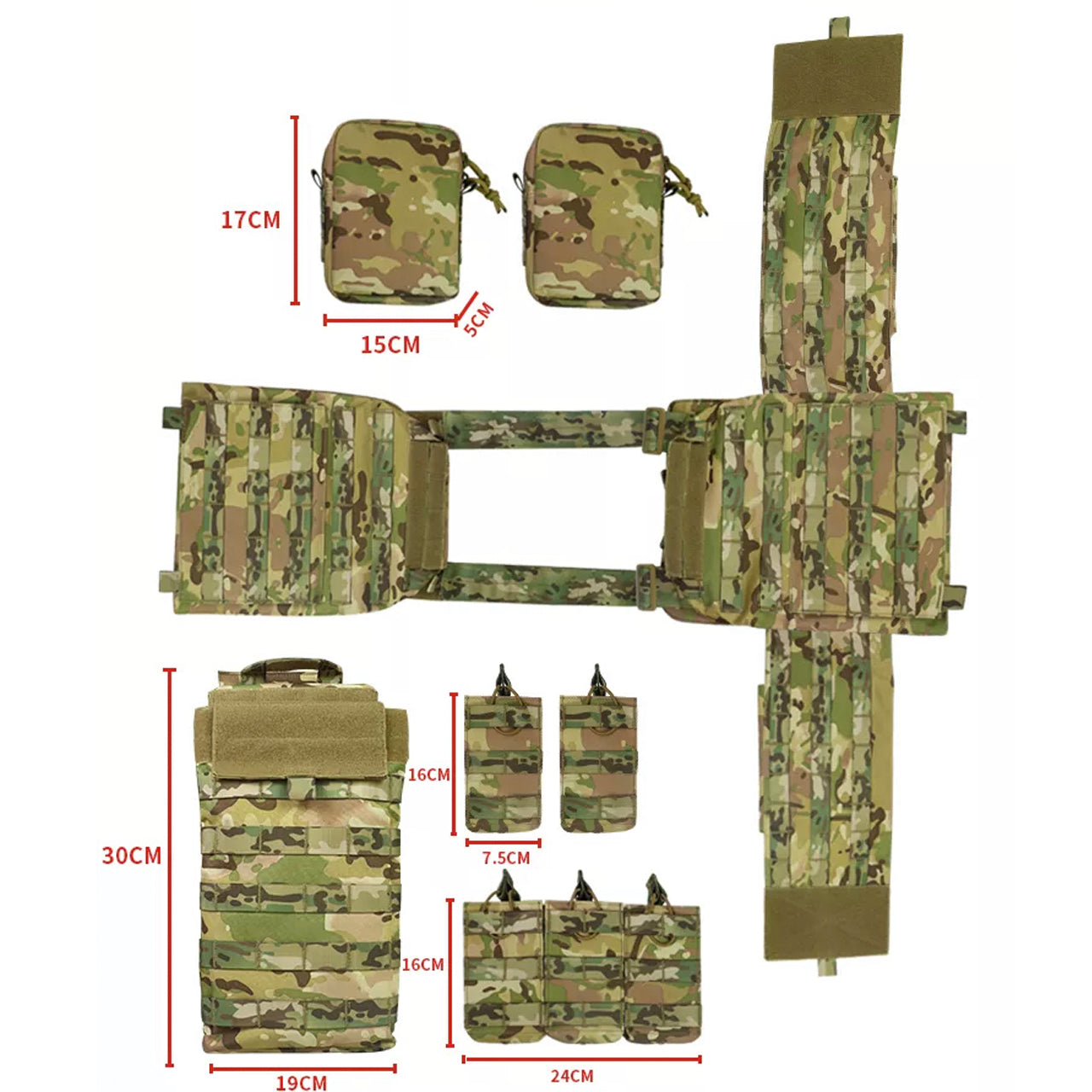 Crafted from elite nylon 500D, the Air Force Assault Tactical Vest offers unbeatable magazine capacity for those who dare to take on extreme firefights. Soft and adjustable to fit waists from 95-140cm, www.moralepatches.com.au