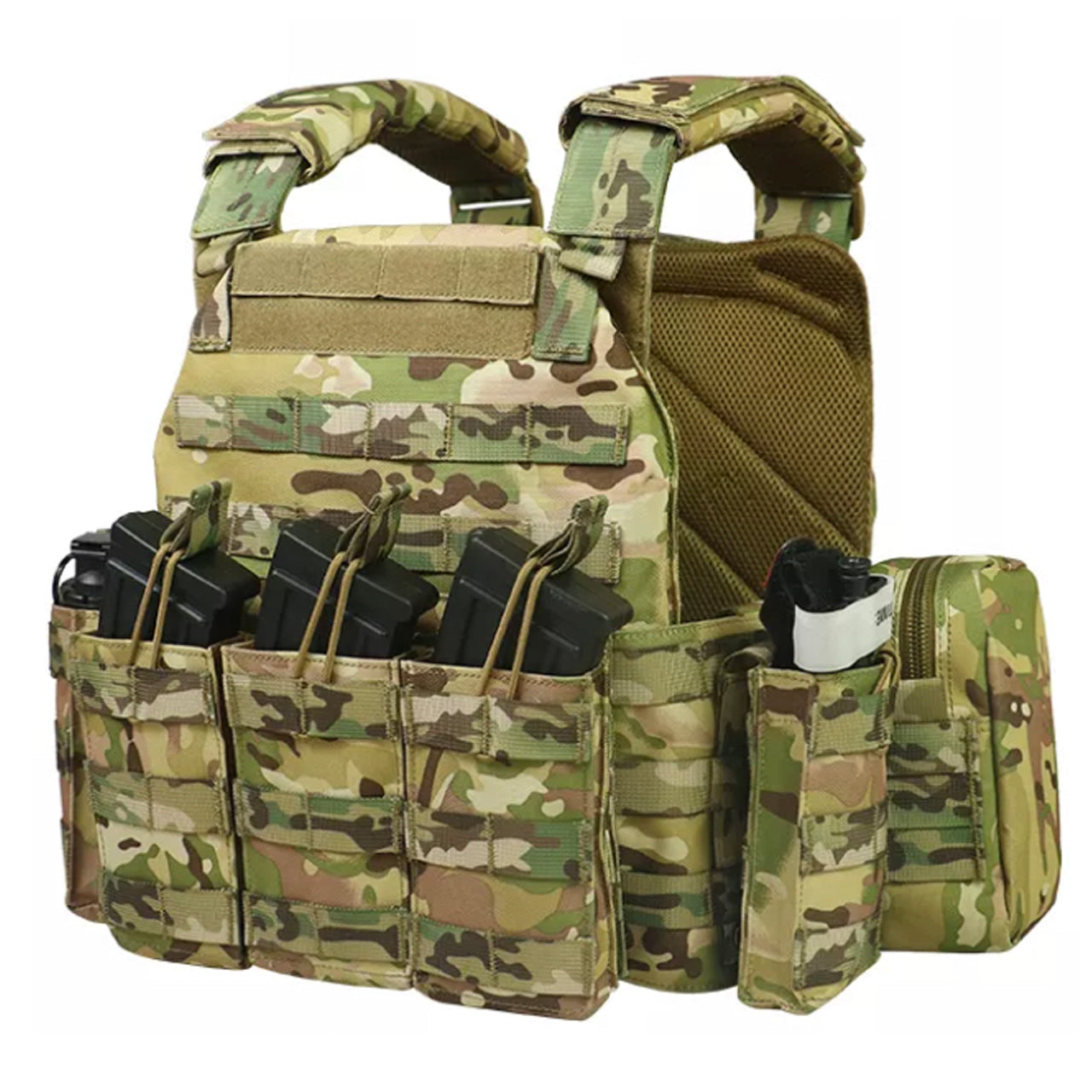 Crafted from elite nylon 500D, the Air Force Assault Tactical Vest offers unbeatable magazine capacity for those who dare to take on extreme firefights. Soft and adjustable to fit waists from 95-140cm, www.moralepatches.com.au