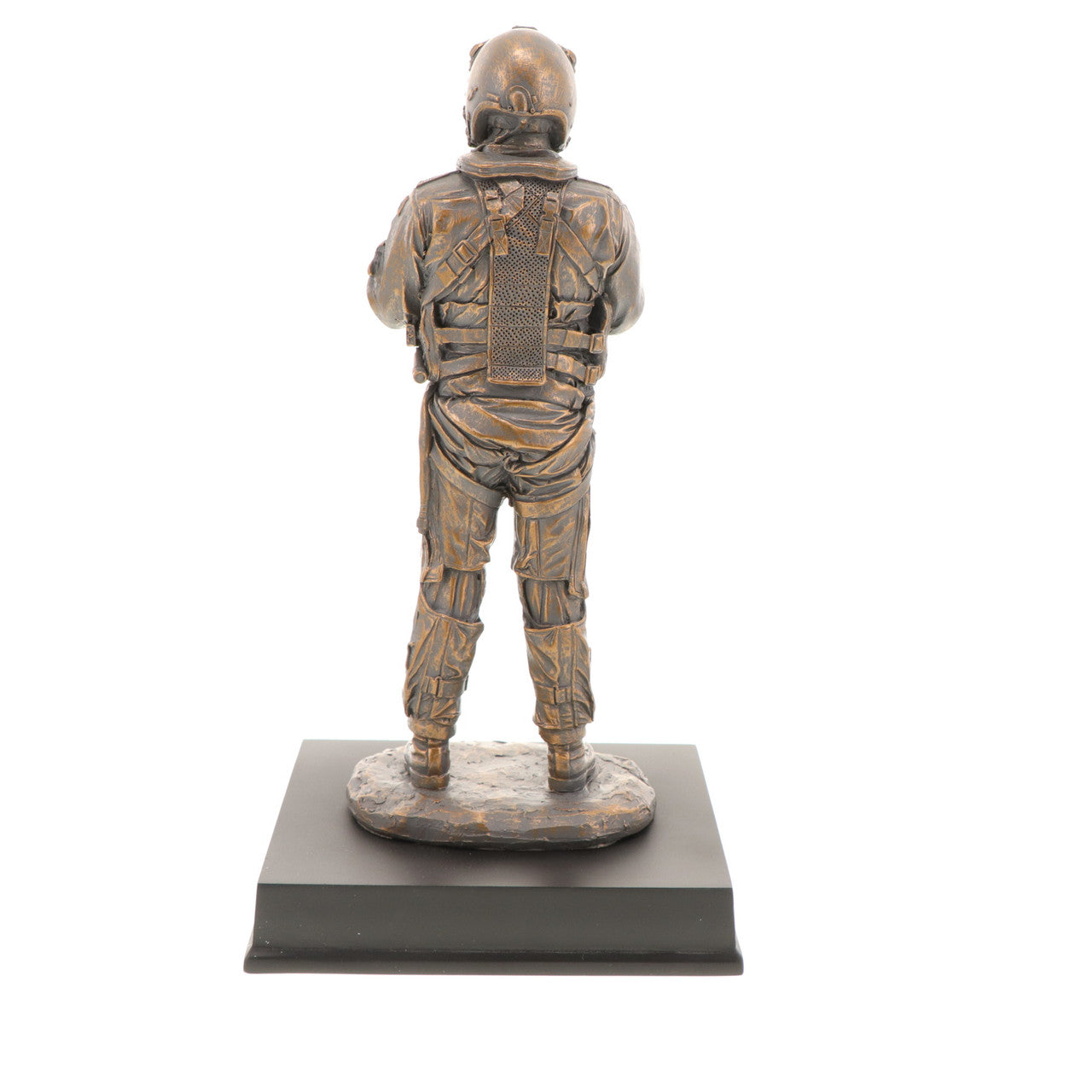 The limited edition RAAF Aviator Figurine is a stunning depiction of a Royal Australian Air Force aviator ready for flight. Crafted with meticulous attention to detail, this cold-cast bronze figurine captures the essence of the RAAF's expertise and dedication to maintaining Australia's air power. www.moralepatches.com.au