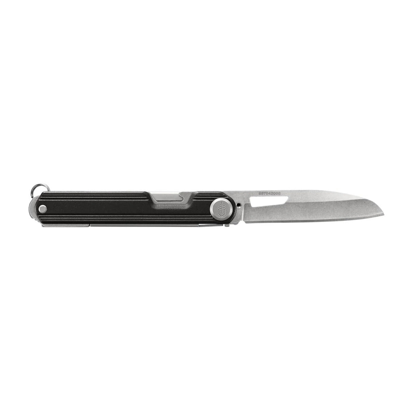 You won’t find rounded smooth plastic or thin dainty blades on this tool. Large tool tabs and indications get you to the right tool the first time with a thumb, not a finger nail. All your cutting needs in a thin frame; scissors for finer cuts and easy one-hand access to the 2-1/2” frame lock blade that can rip through anything you put in front of it. www.moralepatches.com.au