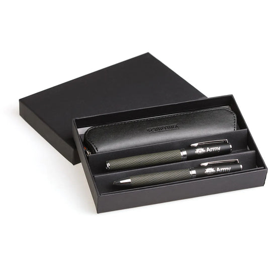 The set comes packed in a quality gift box, making it the perfect gift for special occasions. Each pen also includes a quality protective pouch, ensuring that they stay in pristine condition wherever you go. Made from stainless steel, these pens are built to last. Upgrade your writing experience with this elegant and durable pen set. www.moralepatches.com.au