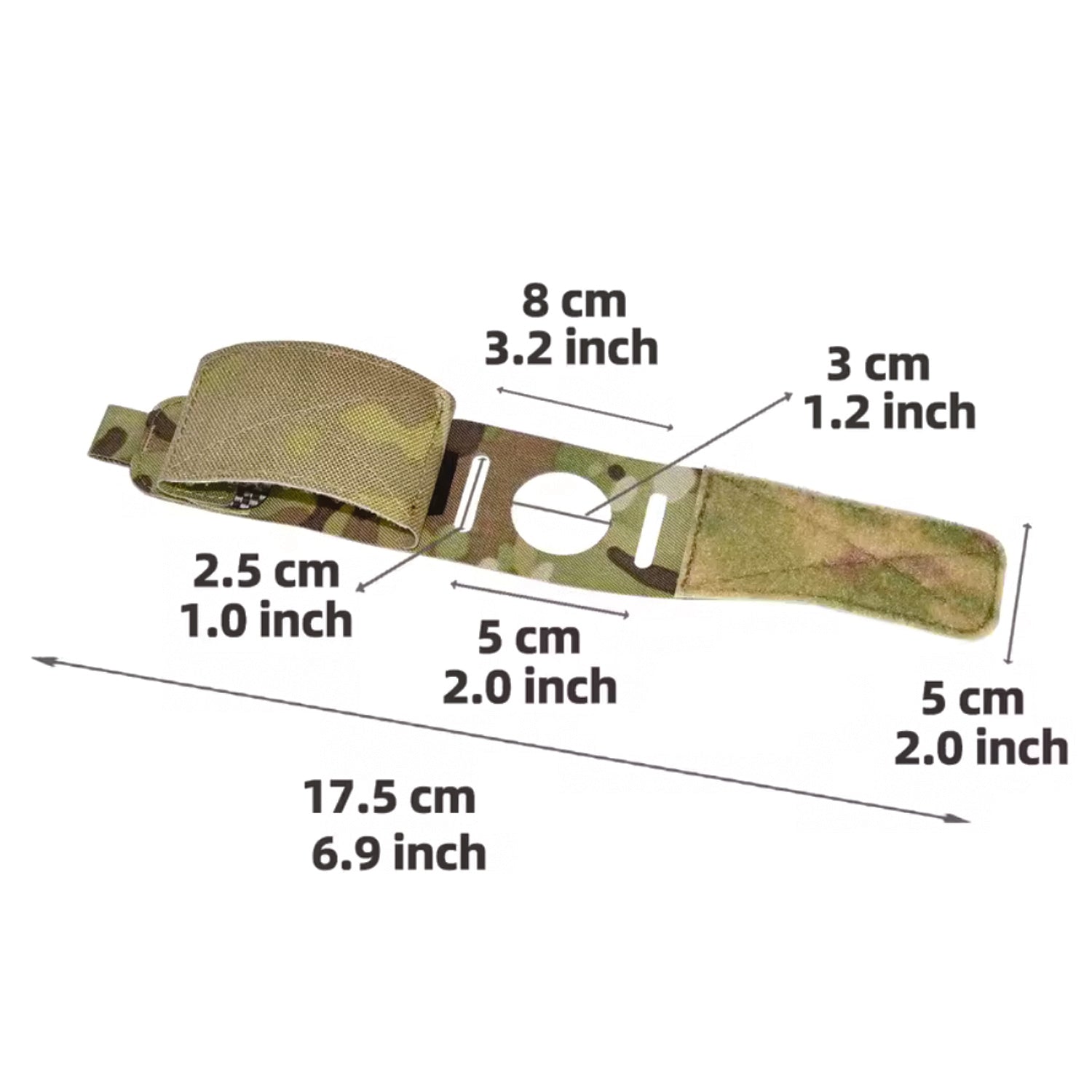 Military Watchbands are made with a durable and strong nylon material. The watchband fits an assortment of military watches, measured at 17.5cm x 5cm and features a velcro closure. The military watchband is designed with comfort in mind for those who spend a lot of time in the field. www.moralepatches.com.au