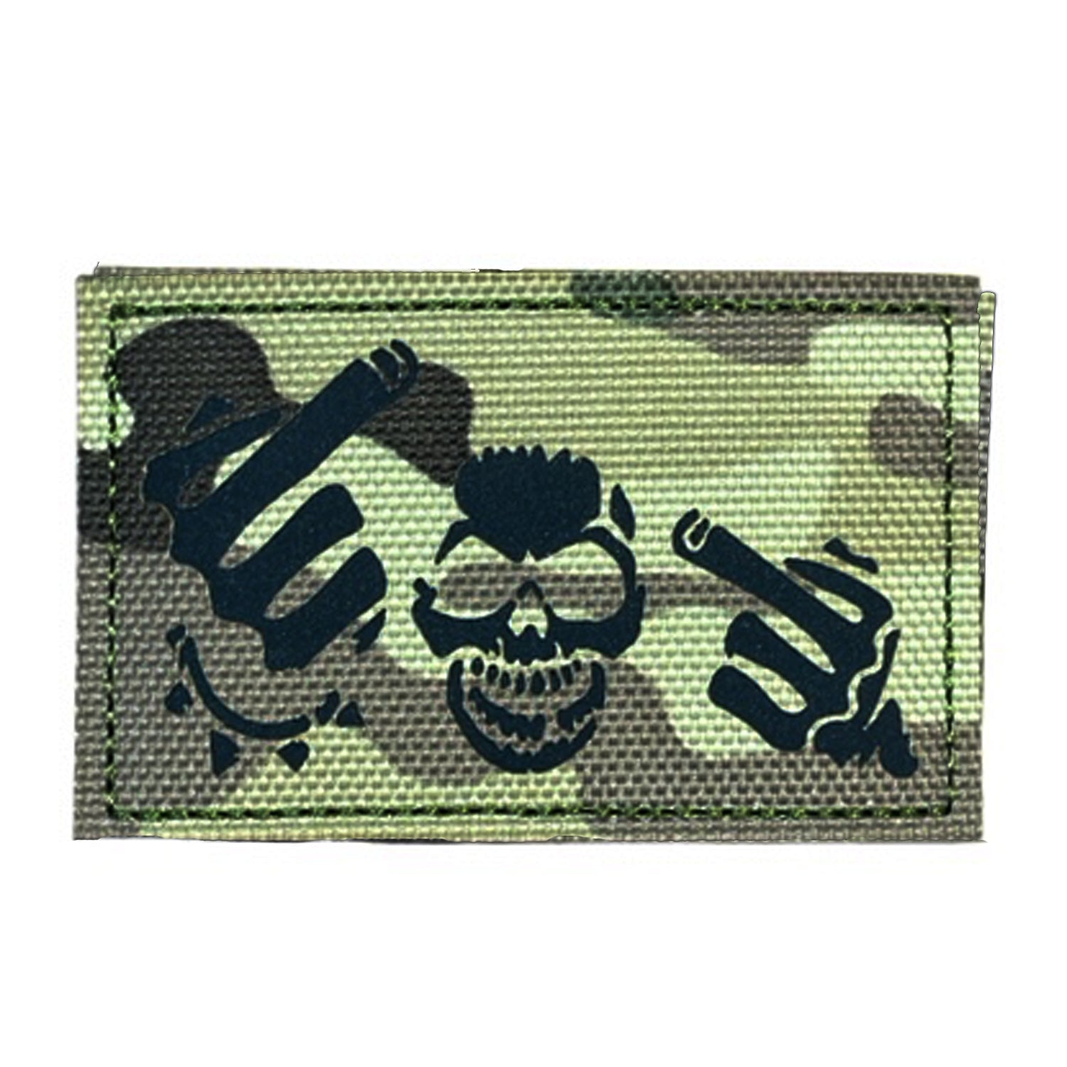 Make a bold statement with the Attitude&nbsp;Laser Cut Multicam Patch. This striking 8x5cm patch features laser-cut precision detailing that demands attention. Backed with both hook and loop fasteners, it's ready to attach to tactical gear, backpacks, or uniforms instantly. www.moralepatches.com.au