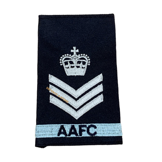AAFC Australian Air Force Cadets Cadet Flight Sergeant CFSGT Rank Insignia  Sold as x1 Rank Slide Only www.moralepatches.com.au