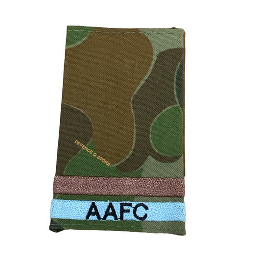 AAFC Australian Air Force Cadets Cadet Under Officer CUO Auscam Rank Insignia DPCU  Sold as x1 Rank Slide Only www.moralepatches.com.au