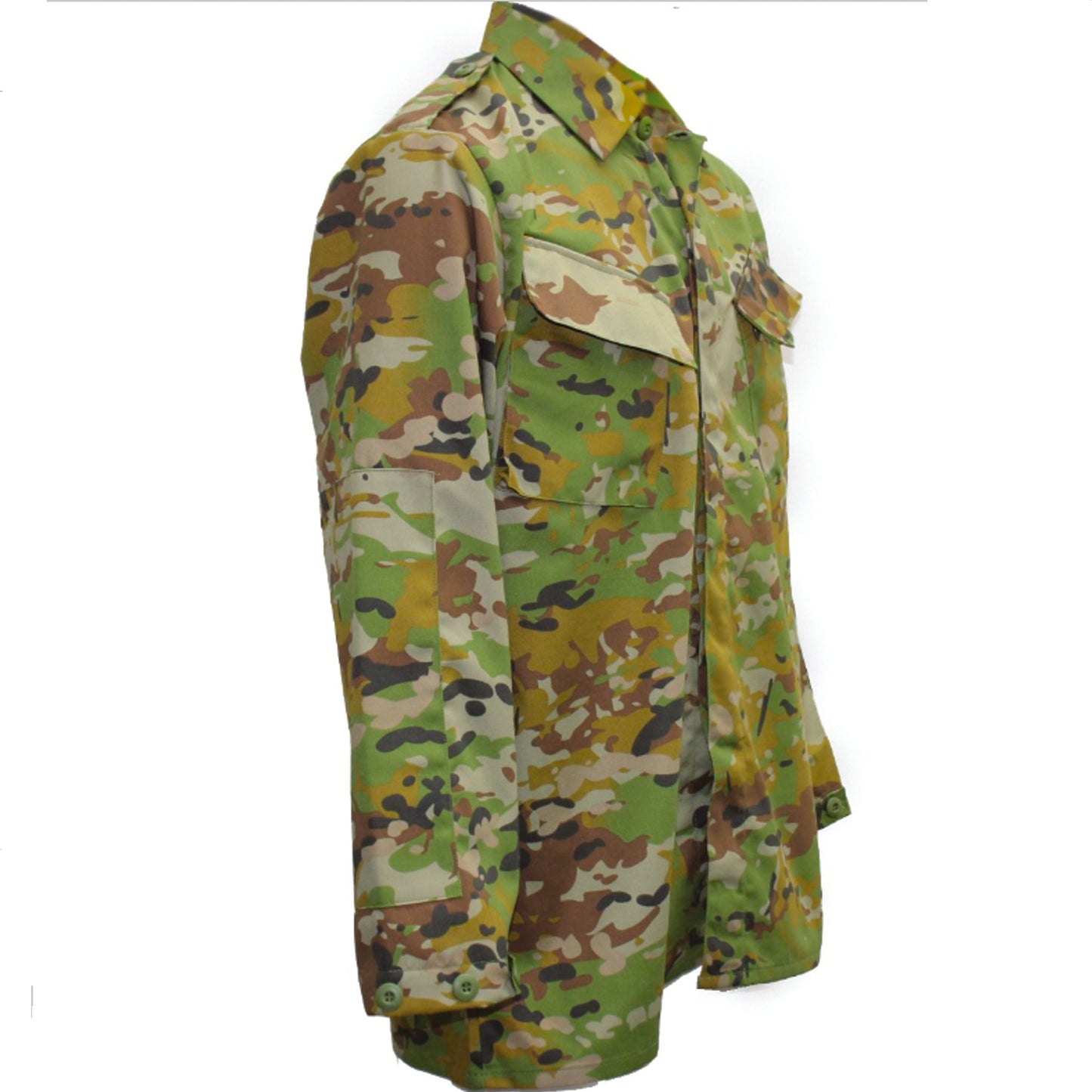 Built tough for demanding operations, this Australian Multicam Tactical Field Shirt combines durability with practical design. The heavy-duty poly/cotton blend resists wear and tear in the field, while strategically positioned slanted pockets keep your essentials secure and accessible. www.moralepatches.com.au