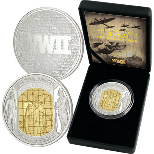 The Limited Edition Medallion is a heartfelt tribute to the brave Australians who endured unimaginable hardships as prisoners of war during the Second World War. This exquisite medallion serves as a reminder of their resilience and sacrifice, and is a must-have for collectors and history enthusiasts alike. www.moralepatches.com.au