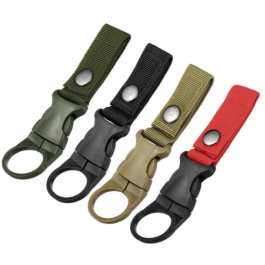 Stay hydrated without breaking stride. This versatile water bottle holder clips securely to your belt, MOLLE webbing, pack, or vest—keeping your drink within arm's reach during missions, training, hikes, or hunts. The quick-release system lets you grab a drink in seconds, no fumbling required.  www.moralepatches.com.au