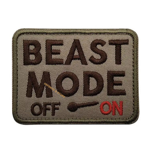 Transform into your strongest self with the Beast Mode Patch Hook &amp; Loop, measuring 8x6cm! Unleash your inner power and conquer every challenge with confidence and style. www.moralepatches.com.au