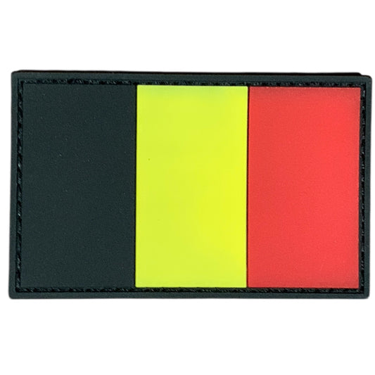 Transform your field gear, jackets, shirts, pants, jeans, hats, and patch boards with the powerful Belgium PVC Patch. Measuring 8x5cm and equipped with Velcro backing, this badge is the perfect symbol of devotion and strength. www.moralepatches.com.au