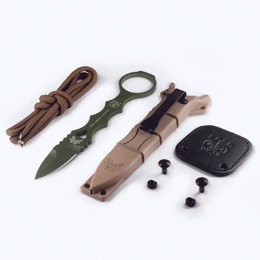 Designed with a 440C stainless steel blade and OD Green finish, this Mini SOCP® delivers rugged performance with an organic terrain advantage. The skeletonised handle reduces weight without sacrificing grip. Comes complete with a versatile SOCP® sheath for adaptable carry options. www.moralepatches.com.au