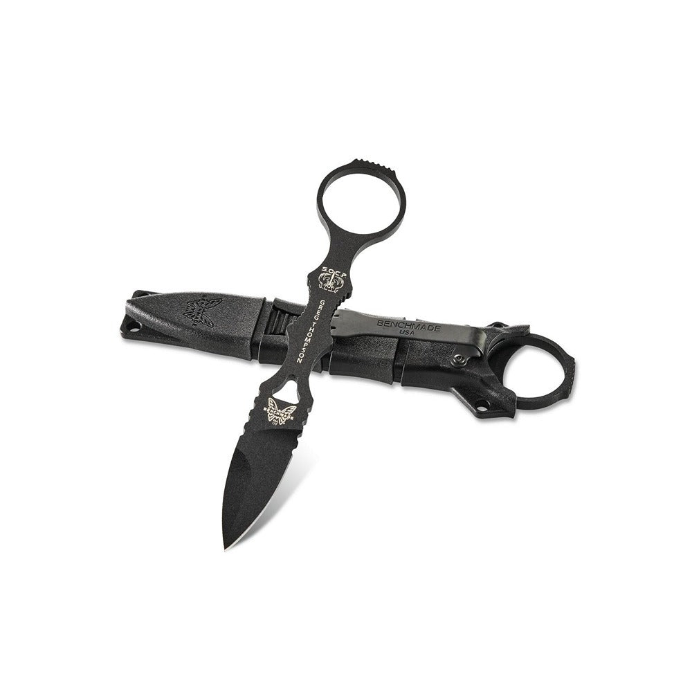 Updated design of the sheath clip allows for better retention on MOLLE webbing, pocket seams&nbsp;and waistbands. The overall length of this model&nbsp;allows for easier concealment, while maintaining its effectiveness in a self defense situation. Allows the user to maintain dexterity and manipulate other objects without putting down the knife. www.moralepatches.com.au