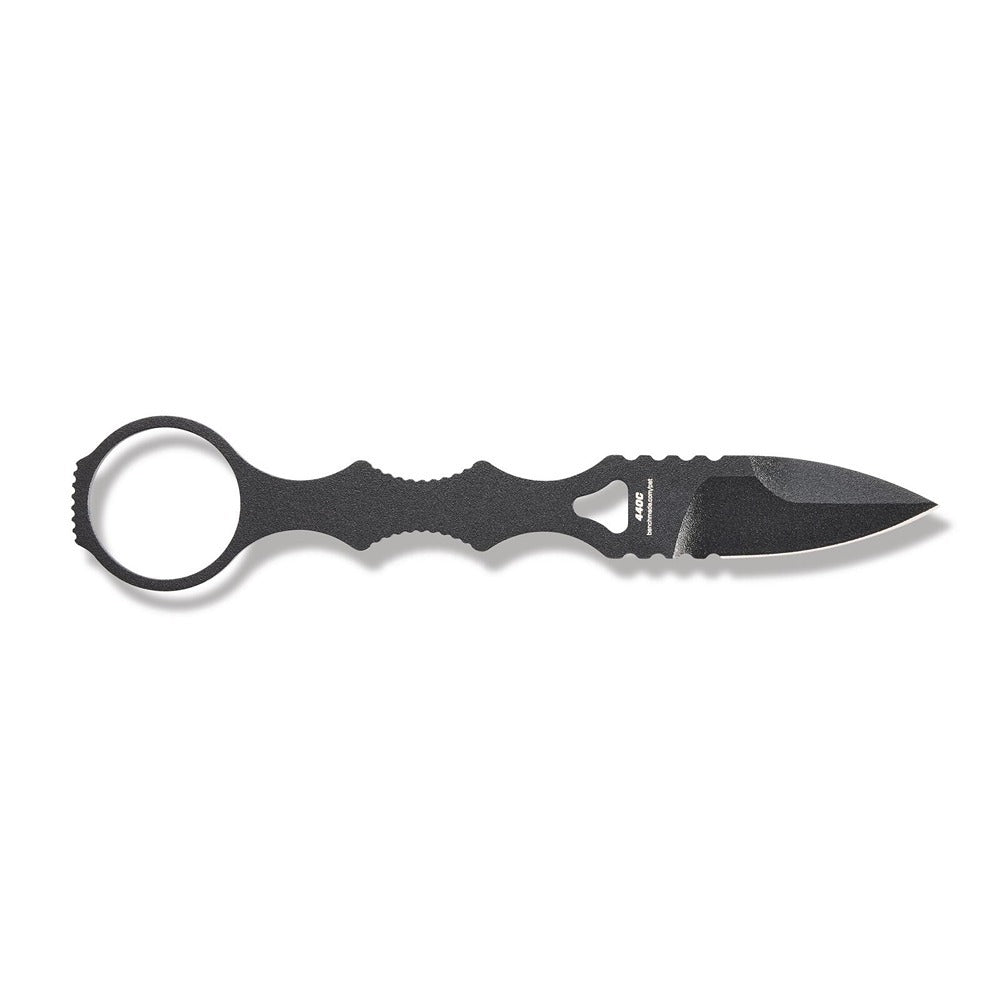 Updated design of the sheath clip allows for better retention on MOLLE webbing, pocket seams&nbsp;and waistbands. The overall length of this model&nbsp;allows for easier concealment, while maintaining its effectiveness in a self defense situation. Allows the user to maintain dexterity and manipulate other objects without putting down the knife. www.moralepatches.com.au