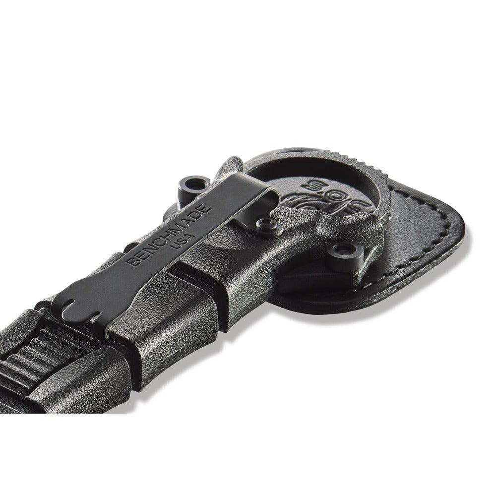 Updated design of the sheath clip allows for better retention on MOLLE webbing, pocket seams&nbsp;and waistbands. The overall length of this model&nbsp;allows for easier concealment, while maintaining its effectiveness in a self defense situation. Allows the user to maintain dexterity and manipulate other objects without putting down the knife. www.moralepatches.com.au