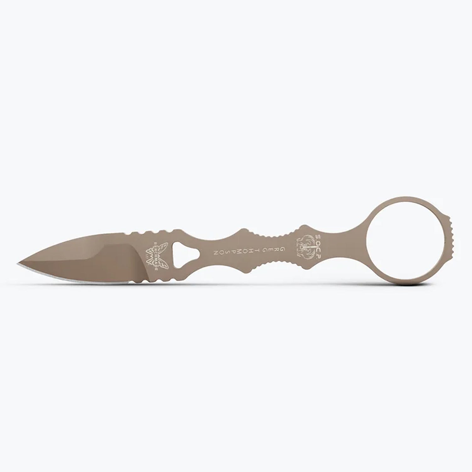 Designed with a 440C stainless steel blade and OD Green finish, this Mini SOCP® delivers rugged performance with an organic terrain advantage. The skeletonised handle reduces weight without sacrificing grip. Comes complete with a versatile SOCP® sheath for adaptable carry options. www.moralepatches.com.au