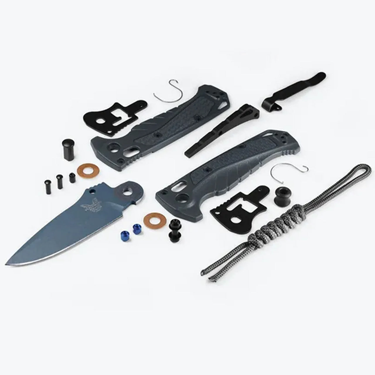 Benchmade's hard-use, aquatic EDC known as the “angler's favourite folder” just got a refresh. Meet the 18065BT-01 Mini Adira™, a stealthier variant of the original, built for tasks on deck and off. Donning an understated tempest gray Grivory handle paired with a pop of sapphire blue PVD on the thumbstud, the 18065BT-01 Mini Adira™ sports a nimble 81.5mm&nbsp;drop point bladeof CPM-MagnaCut stainless steel, now with an updated Cerakote blue titanium blade finish. www.moralepatches.com.au